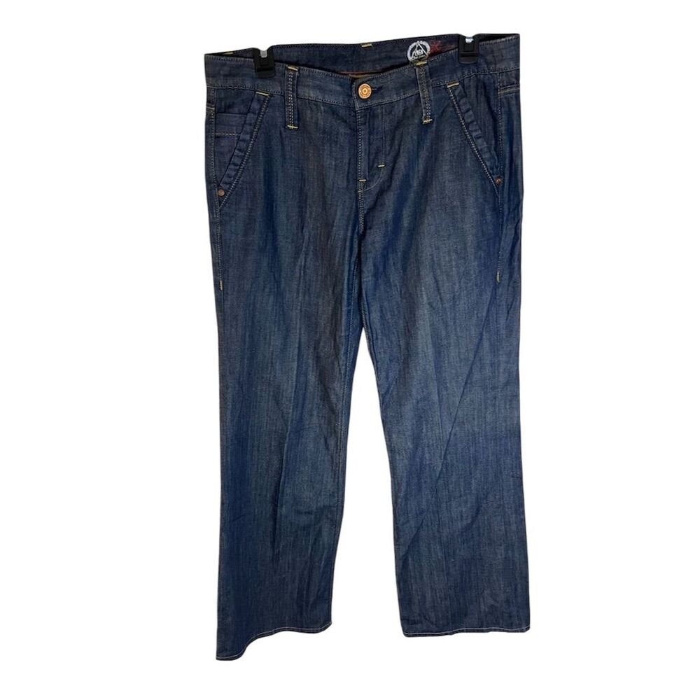 GAP Women's Bootcut Jeans Size 8 Standard Dark Wash Mid-Rise Blue Denim